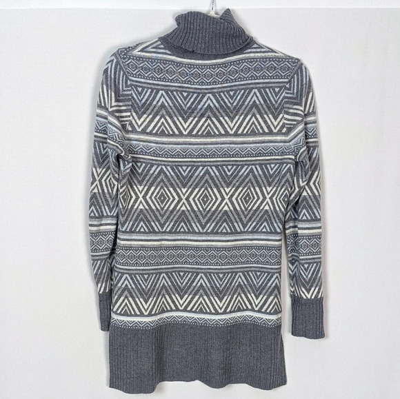 Krimson Klover Turtleneck Ziggy Tunic Silk Wool-Blend Pullover Sweater Ribbed M - Picture 3 of 9